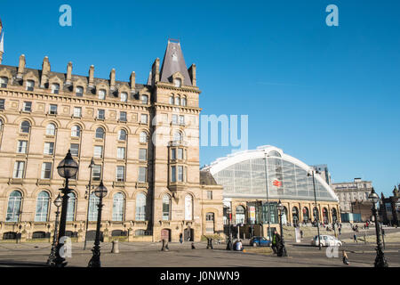 Le nord-ouest de Hall,une fois, 5 star hotel, maintenant, student accommodation,Liverpool, Merseyside, Angleterre,Patrimoine,Ville,Nord,Nord,Angleterre,English,UK. Banque D'Images