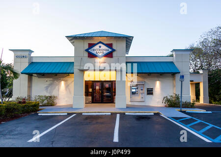 Key Largo, FL, USA - Le 17 mars 2017 : Filiale de la banque du Centenaire à Key Largo. Florida, United States Banque D'Images