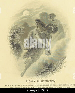 Cette image, tirée de la page 13 de 'A Gallery of Famous English and American Poets', met en valeur les riches illustrations accompagnant le recueil de poèmes. L'œuvre comprend un essai introductif de H. Coppee, mettant en lumière des poètes clés des traditions littéraires anglaise et américaine. Banque D'Images
