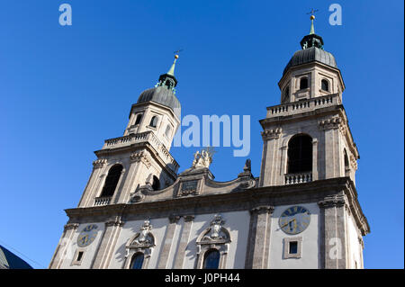 Église des Jésuites Tours, Innsbruck, Autriche Banque D'Images