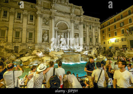 Fontaine de Trevi, Rome, Latium, Italie, Europe Banque D'Images