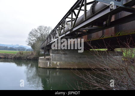 Bristol et Bath Chemin de fer pont sur la rivière Avon, Baignoire Banque D'Images