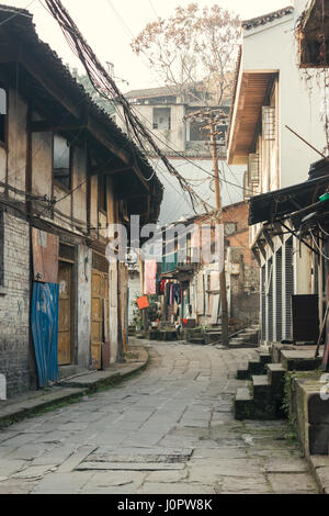 25, 2015,Dec,Chine,Chongqing : un village traditionnel et de la chambre à côté de la célèbre ville de Ciqikou attractions voyage et anciennes maisons historiques Banque D'Images