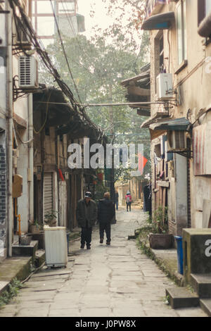 25, 2015,Dec,Chine,Chongqing : un village traditionnel et de la chambre à côté de la célèbre ville de Ciqikou attractions voyage et anciennes maisons historiques Banque D'Images