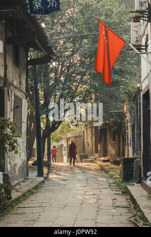 25, 2015,Dec,Chine,Chongqing : un village traditionnel et de la chambre à côté de la célèbre ville de Ciqikou attractions voyage et anciennes maisons historiques Banque D'Images