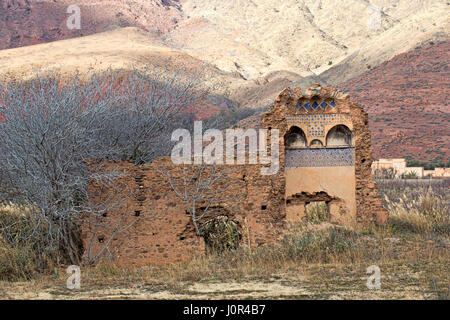 La montagne en ruine antique Banque D'Images