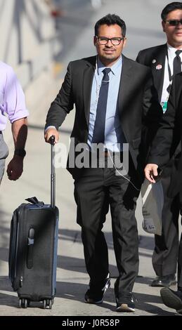 Michael Pena vu arriver à l'ABC Studios pour Jimmy Kimmel Live avec : Michael Pena Où : Los Angeles, California, United States Quand : 16 Mars 2017 Banque D'Images