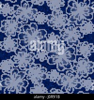 Denim transparente motif floral. Blue-Jeans texture. Vector Illustration de Vecteur