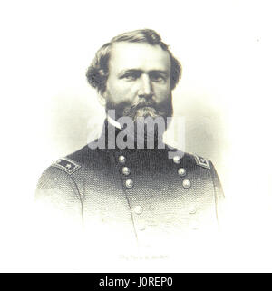 Ce document fournit une chronologie détaillée de la guerre de Sécession, en se concentrant sur les événements et les batailles clés, ainsi que la liste des captures de navires de la marine confédérée. Il comprend un portrait du major-général G. H. Thomas. Banque D'Images
