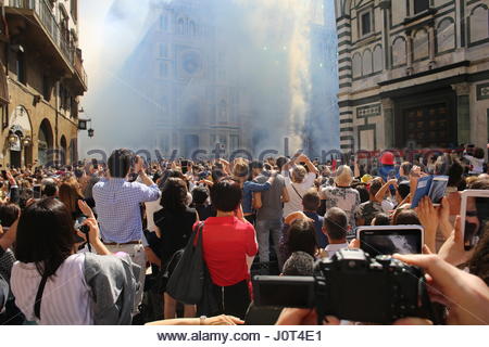Florence, Italie. Apr 16, 2017. Florence, Italie Crédit : reallifephotos/Alamy Live News Banque D'Images