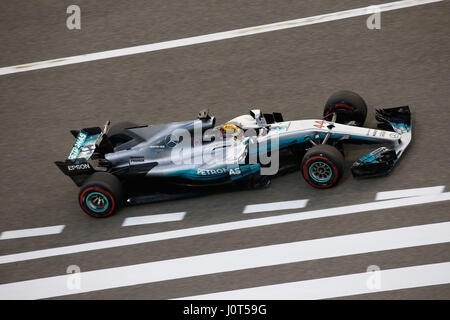 Sakhir, Bahreïn. Apr 16, 2017. Utilisation dans le monde entier | Credit : dpa/Alamy Live News Banque D'Images