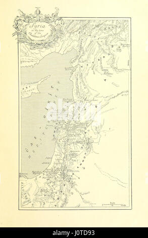 'La lutte des Nations' plonge dans les conflits anciens en Égypte, en Syrie et en Assyrie, en se concentrant sur leurs luttes historiques. Édité par A. H. Sayce, il comprend une carte et des illustrations pour le contexte. Banque D'Images
