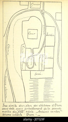 Image prise à partir de la page 111 de "la contrée d'Oron, soit le district de ce nom dans les temps anciens, au Moyen Âge, et sous la domination bernoise' Banque D'Images