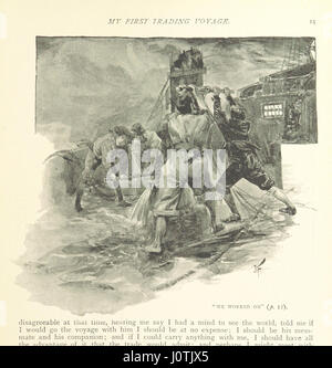 Image prise à partir de la page 21 de "l'étrange vie et les Aventures surprenantes de Robinson Crusoé, ... L'Illustre' Banque D'Images