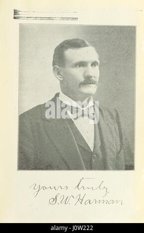 Image prise à partir de la page 9 de "l'enfer sur la frontière ; il fit pendre quatre-vingt-huit hommes. Une histoire de la grande cour pénale des États-Unis à Fort Smith, Arkansas, et du crime et des criminels dans le territoire indien, et le jugement et à la punition de ceux-ci avant le ... Ju Banque D'Images