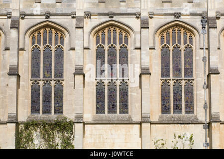 Sous Windows à la Christchurch à Oxford en Angleterre Banque D'Images