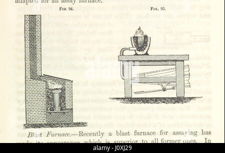 Cette image, tirée de la page 191 du « Traité sur la métallurgie », illustre diverses opérations minières et métallurgiques. Il fournit une représentation visuelle des processus et techniques impliqués dans le domaine de la métallurgie. Banque D'Images