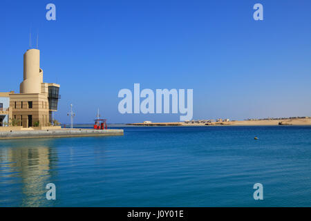 Port Ghalib, un beau port de plaisance, ville touristique et près de Marsa Alam, Egypte. Banque D'Images