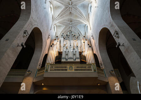 Orgue à tuyaux en Cathédrale de Turku, Finlande Banque D'Images