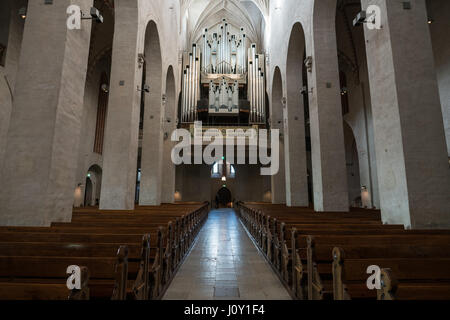 Intérieur de la Cathédrale de Turku, Finlande Banque D'Images