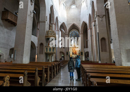 Intérieur de la Cathédrale de Turku, Finlande Banque D'Images