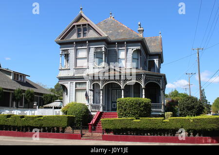 Williams Andrews, maison victorienne de style Queen Anne construite en 1892 dans la région de Napa, Californie, conçu par Luther M. Turton Banque D'Images