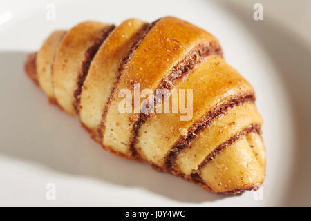 Rugelach, une pâtisserie traditionnelle européenne populaire sur les fêtes juives. Banque D'Images