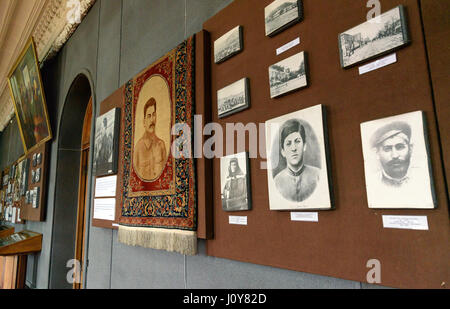 Gori, Géorgie - 28 septembre 2016 : Musée de Joseph Staline à Gori. Dans la ville où Staline était né. Hall d'abord parler de Staline Banque D'Images