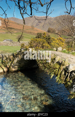 Le pont à cheval, Wasdale dans le Lake District Banque D'Images