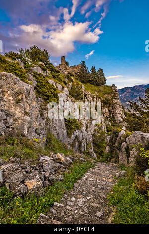 La Croatie Dalmatie vue depuis la forteresse de Klis Banque D'Images