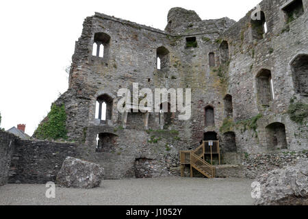 Château de Ferns dans Ferns, Comté de Wexford, Irlande (Eire). Banque D'Images