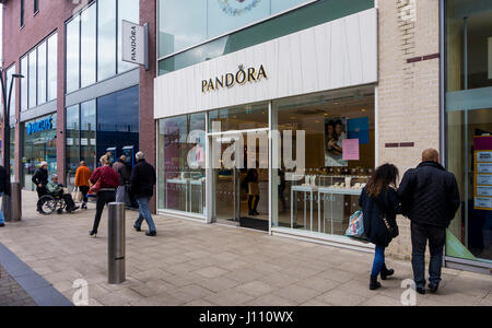 Pandora Shop/à Bury, Lancashire Banque D'Images