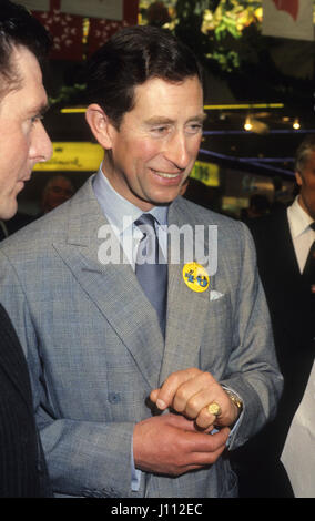 Le Prince Charles 40e anniversaire à Birmingham pour lancer les Princes Youth Business Trust en 1988 Banque D'Images