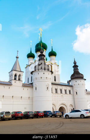 Rostov Veliky, Russia-March 30,2016. Vue sur le Kremlin Banque D'Images