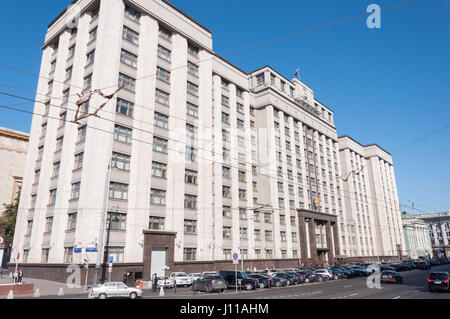 Moscou, Russie - 21.09.2015. Douma d'état de la Fédération de Russie Banque D'Images