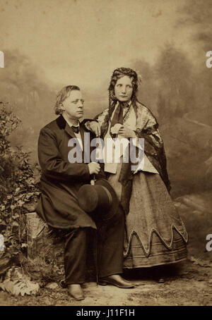 Henry Ward Beecher, Harriet Beecher Stowe, Portrait, 1885 Banque D'Images