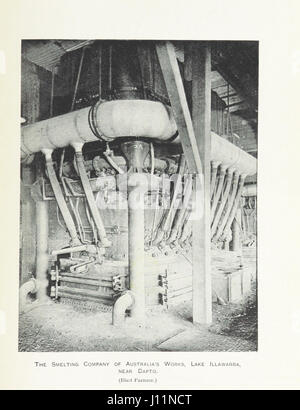 L'industrie de l'extraction du cuivre, et la distribution des minerais de cuivre en Nouvelle Galles du Sud. [Avec des illustrations et une carte.] Banque D'Images