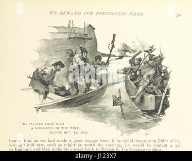 Image prise à partir de la page 319 de "l'étrange vie et aventures surprenantes de Robinson Crusoé, ... L'Illustre' Banque D'Images