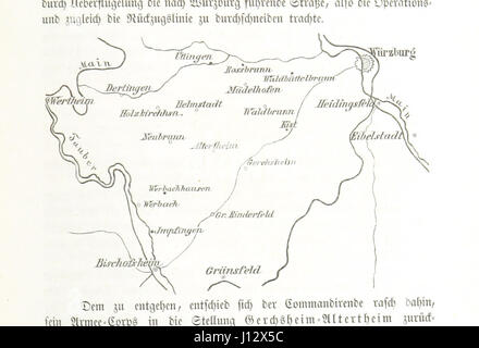 Image prise à partir de la page 251 de "Der Deutsche Krieg von 1866" Banque D'Images