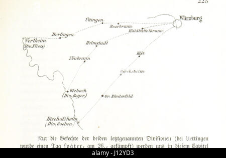 Image prise à partir de la page 249 de "Der Deutsche Krieg von 1866" Banque D'Images