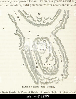 Image prise à partir de la page 312 de "La main de Dieu dans l'Egypte, le Sinaï, et la Terre Sainte : les dossiers d'un voyage de la grande vallée de l'Ouest pour les Lieux saints de l'Est. ... Avec cartes, schémas et illustrations, ..." Banque D'Images