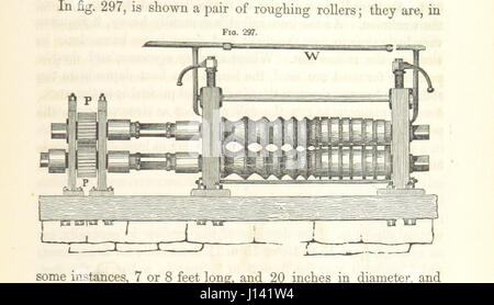 Ce traité couvre les principes et les pratiques de la métallurgie, y compris les techniques minières et diverses opérations métallurgiques utilisées dans l'extraction et le traitement des métaux. Banque D'Images