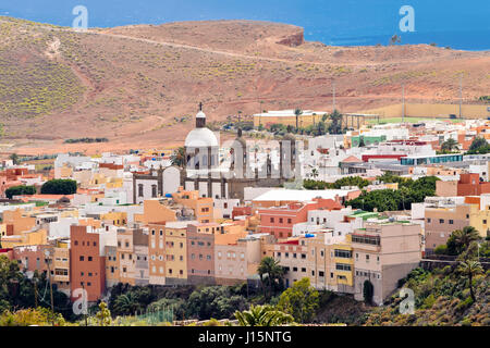 Ville d'Agüimes à Gran Canaria, Espagne Banque D'Images