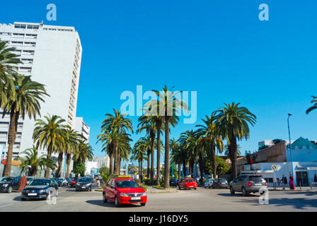 Boulevard Félix Houphouet-Boigny, Casablanca, Maroc, Afrique Banque D'Images