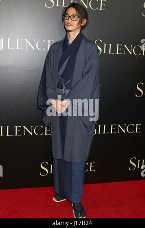 Los Angeles, CA, USA. 5Th Jan, 2017. LOS ANGELES - Oct 5 : Yosuke Kubozuka au '«silence'' en première mondiale au Directors Guild of America le 5 janvier 2017 à Los Angeles, CA Crédit : Kathy Hutchins/via Zuma Zuma/fil Wire/Alamy Live News Banque D'Images