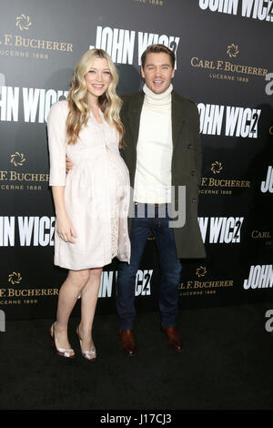 Los Angeles, CA, USA. Jan 30, 2017. LOS ANGELES - jan 30 : Chad Michael Murray, Sarah Roemer au ''John Wick : Chapitre 2'' en première mondiale au théâtre ArcLight le 30 janvier 2017 à Los Angeles, CA Crédit : Kathy Hutchins/via Zuma Zuma/fil Wire/Alamy Live News Banque D'Images