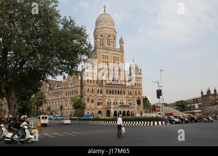 Bombay Municipal Corporation Building (1893) ou BMC bâtiment dans Mumbai, Inde. Banque D'Images