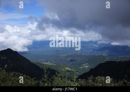 District de Mao hills haut de la vallée de l'Dzükou, Nagaland Banque D'Images