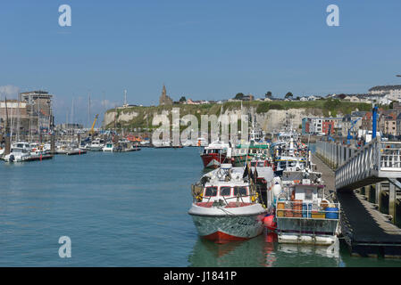 Dieppe, Seine-Maritime, Haute-Normandie, France. Banque D'Images