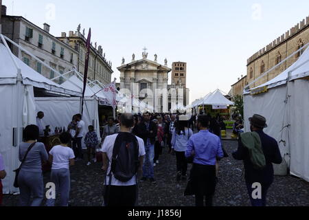 L'Italie, Mantova, Mantoue, place Sordello, le palais Castiglioni Banque D'Images